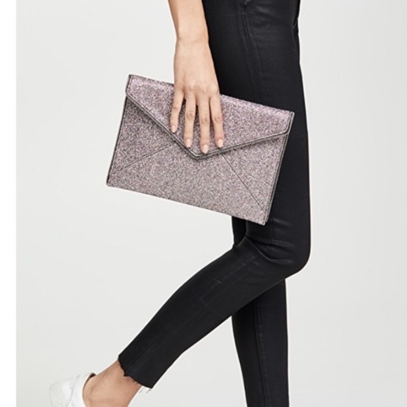 Rebecca Minkoff Handbags - New! Rebecca Minkoff glitter envelope clutch NWOT